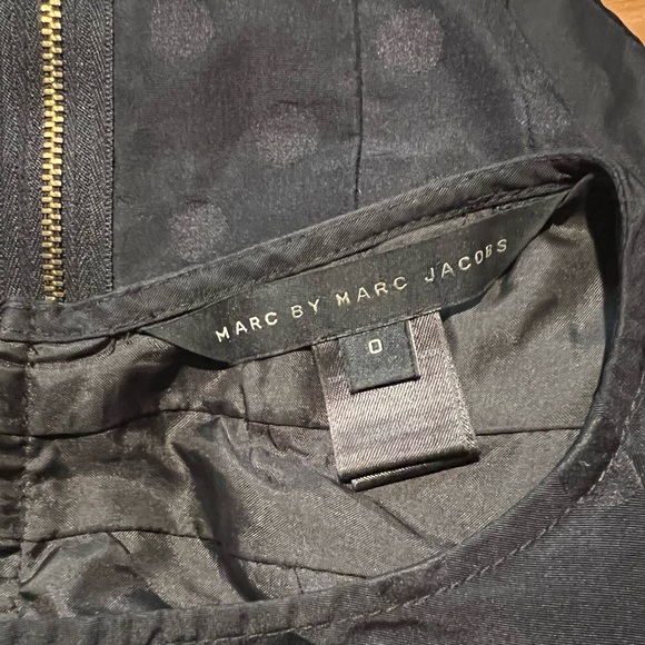 MARC BY MARC JACOBS Woman’s Black polka dot peplum top blouse - Picture 10 of 16